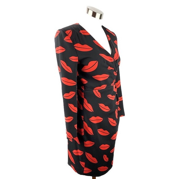 💋 Saint Laurent Lips Dress Size 6 - Picture 4 of 8